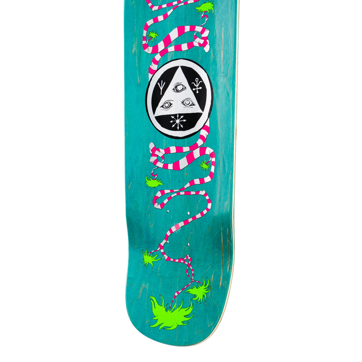 Welcome Light Headed on Stonecipher Black White 8.6 Skateboard Deck