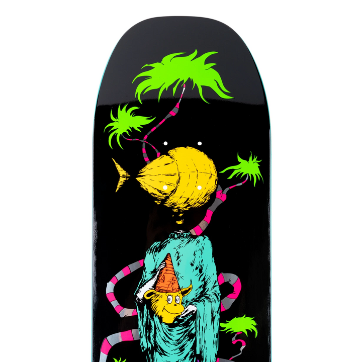 Welcome Light Headed on Stonecipher Black White 8.6 Skateboard Deck