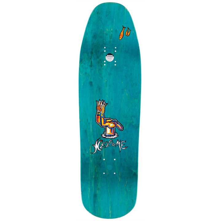 Welcome Miller Collage on Gaia Assorted Stain 9.6 Skateboard Deck