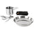GSI Outdoors Glacier Stainless 1-Person Set Silver
