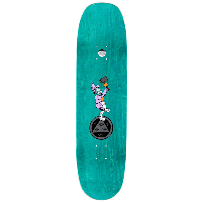 Welcome Divorced Jim on Moontrimmer 2.0 Assorted Stain 8.5 Skateboard Deck