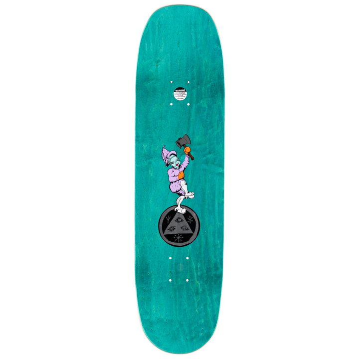 Welcome Divorced Jim on Moontrimmer 2.0 Assorted Stain 8.5 Skateboard Deck