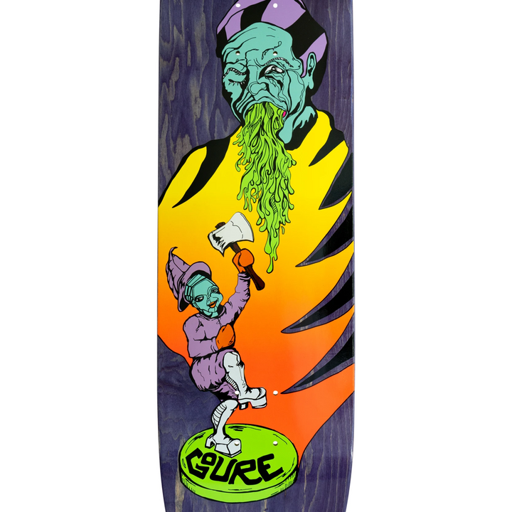Welcome Divorced Jim on Moontrimmer 2.0 Assorted Stain 8.5 Skateboard Deck