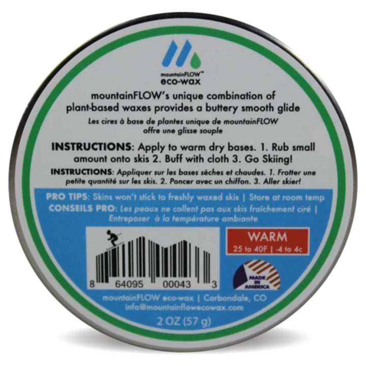 mountainFLOW Warm Quick Wax - 25 - 40F None
