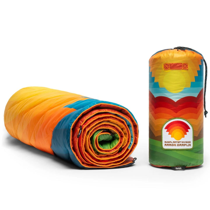 Rumpl Original Puffy Blanket - DDC Fall Thick Lines