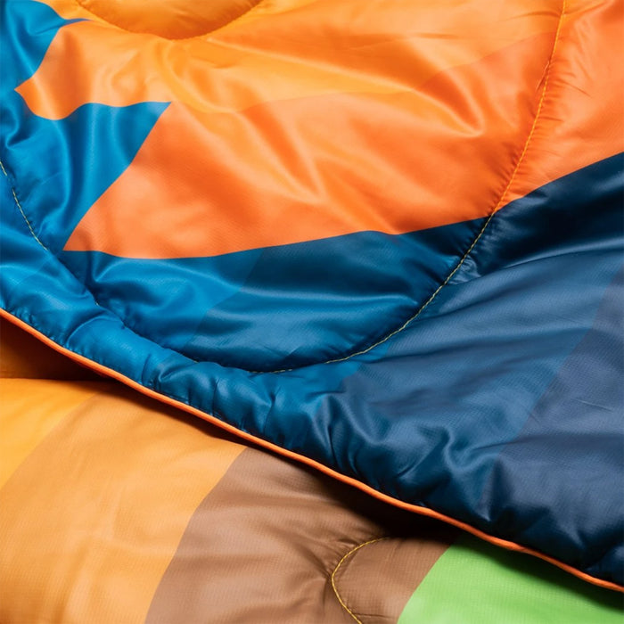 Rumpl Original Puffy Blanket - DDC Fall Thick Lines