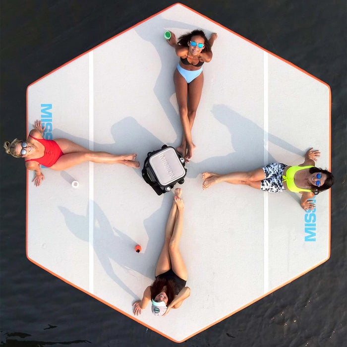 Mission Reef Inflatable Hex Shape Water Lounge