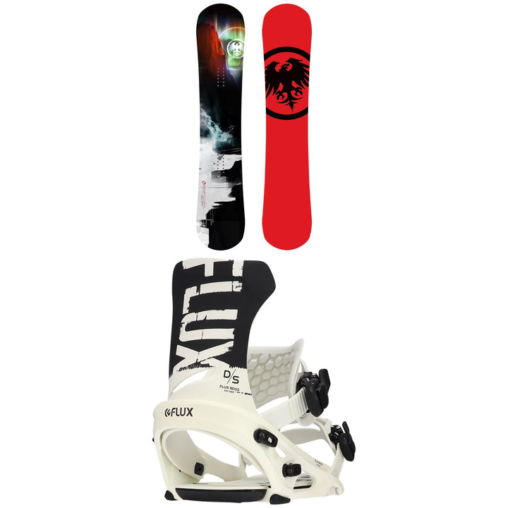 Never Summer Proto Synthesis Snowboard + Flux DS Snowboard Bindings 2022