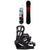 Never Summer Snowtrooper Snowboard + Flux EM Snowboard Bindings 2022