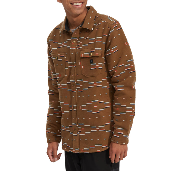 Roark Andes Long-Sleeve Flannel Shirt - Men's Dark Khaki