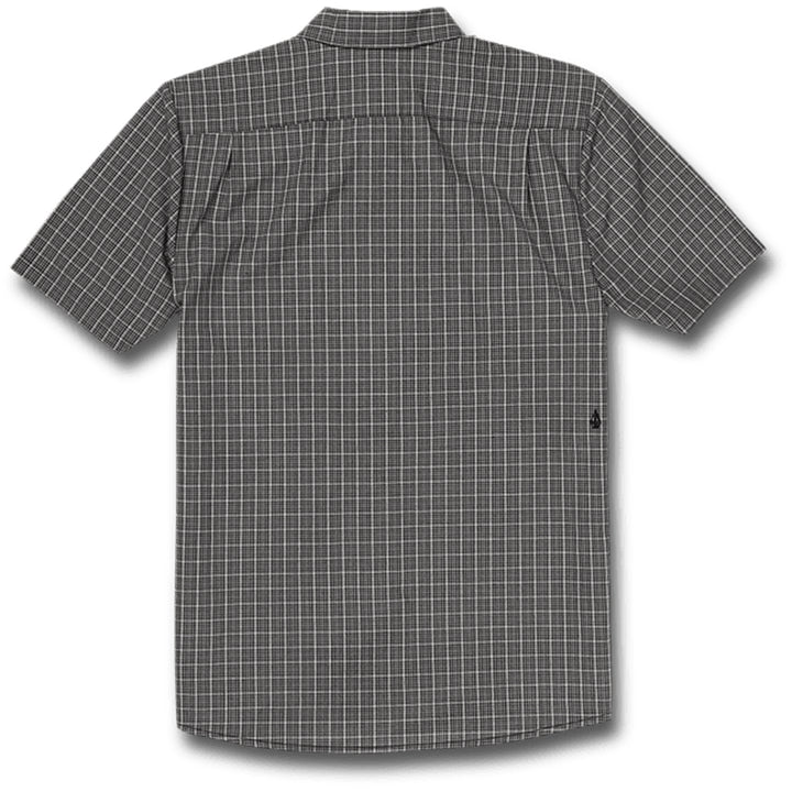 Volcom Mini Check Woven Shirt - Men's Black