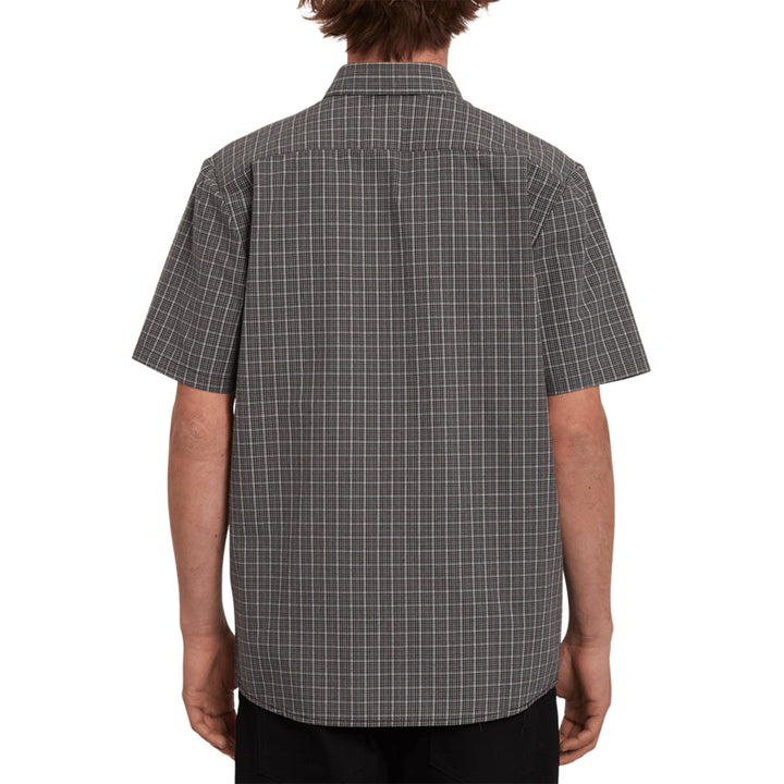 Volcom Mini Check Woven Shirt - Men's Black