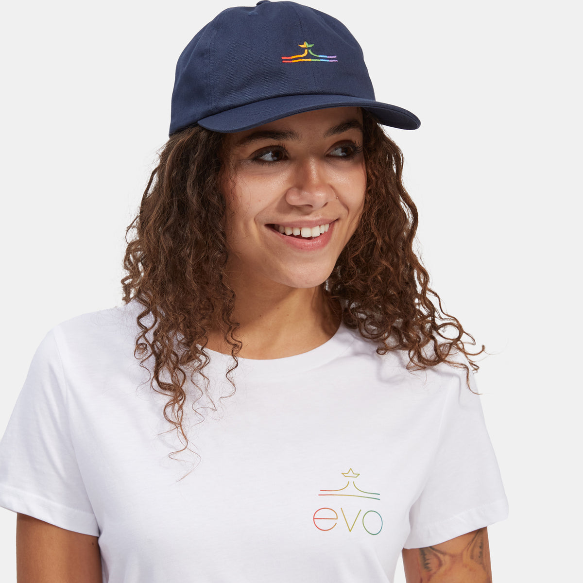 evo Pride Hat Navy