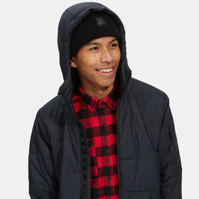 evo Ballard Hooded Insulator Jacket Black