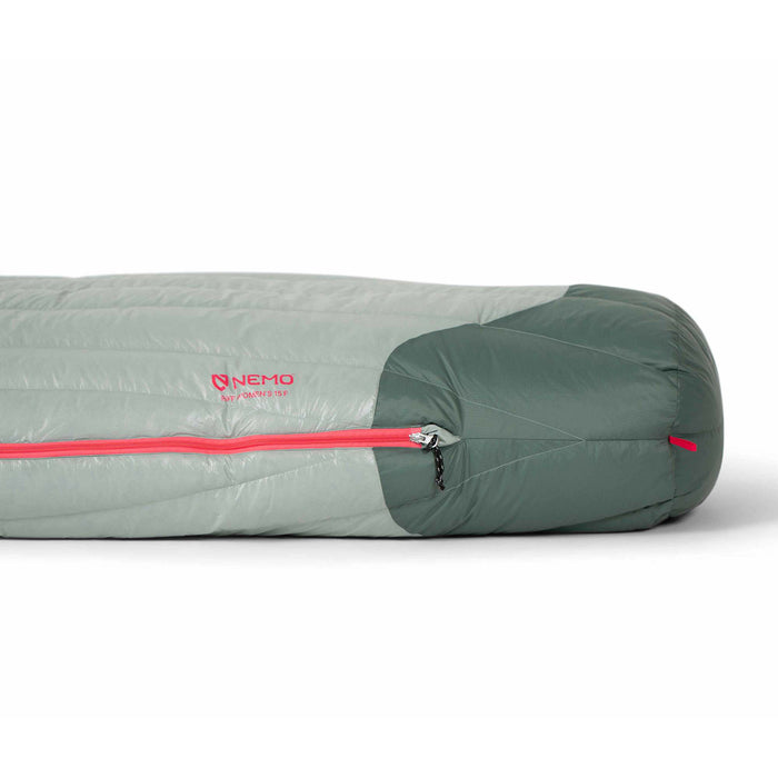 Nemo Riff 15 Sleeping Bag - Women's Rhubarb/Lichen