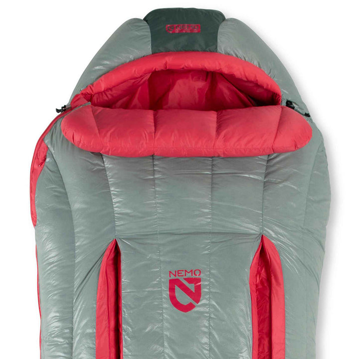 Nemo Riff 15 Sleeping Bag - Women's Rhubarb/Lichen