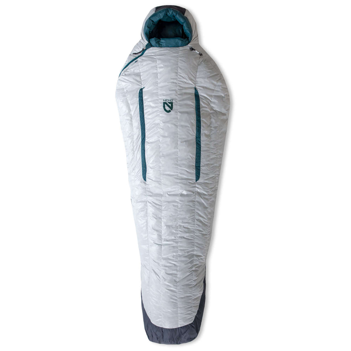 Nemo Kayu 15 Sleeping Bag - Women's Aluminum/Lagoon