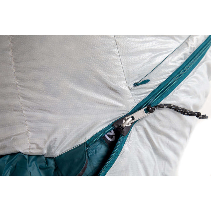 Nemo Kayu 15 Sleeping Bag - Women's Aluminum/Lagoon