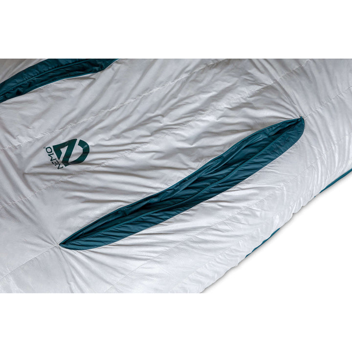 Nemo Kayu 15 Sleeping Bag - Women's Aluminum/Lagoon