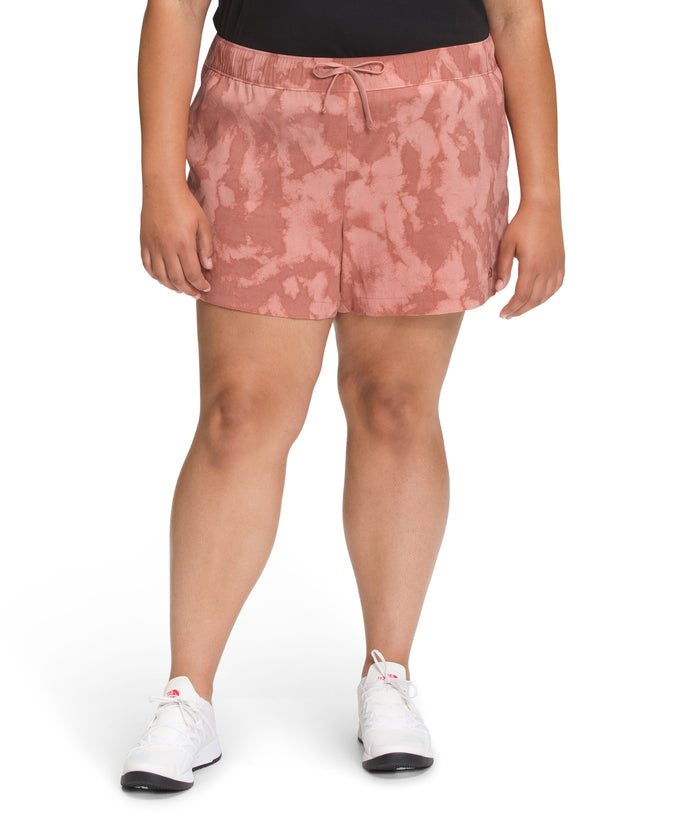 The North Face Printed Class V Plus Size Shorts - Women's Rose Dawn/Retro Dye Print