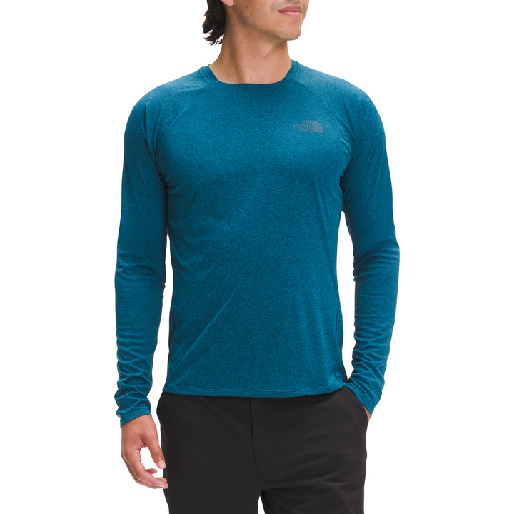 The North Face Big Pine Long Sleeve Crew Shirt - Men's Banff Blue Heather