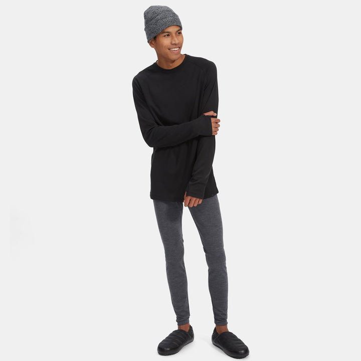 evo Ridgetop Polartec® Power Dry® Midweight Crew Top Matte Black