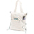 The North Face Borealis Tote Pack Gardenia White Dark Heather/Silver Blue
