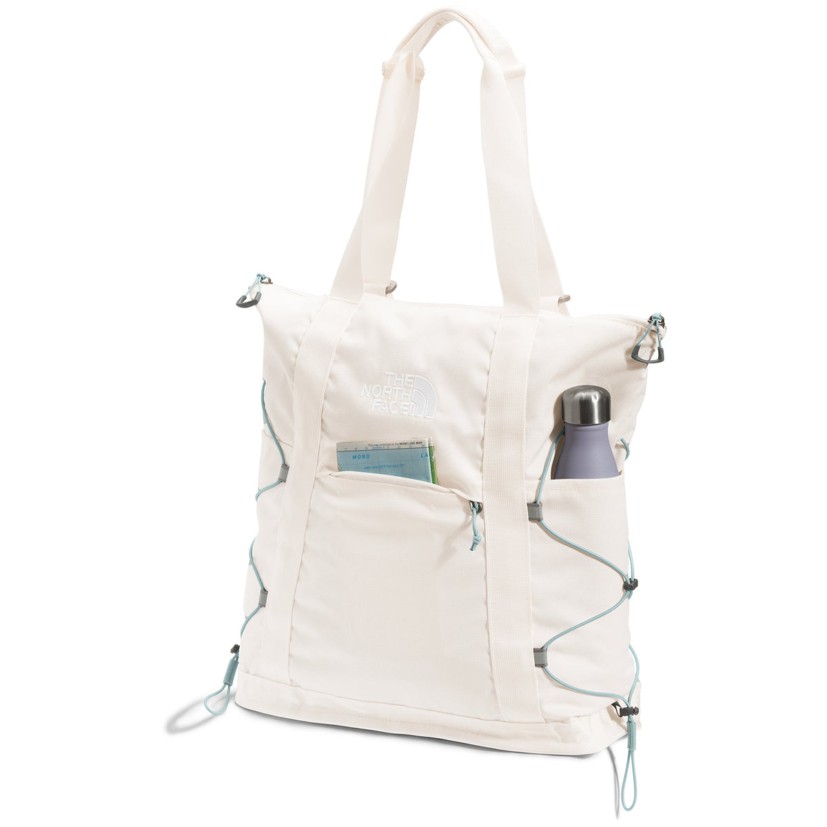 The North Face Borealis Tote Pack Gardenia White Dark Heather/Silver Blue