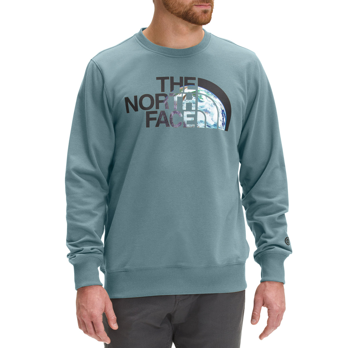 The North Face Earth Day Crew Sweatshirt - Men's Goblin Blue