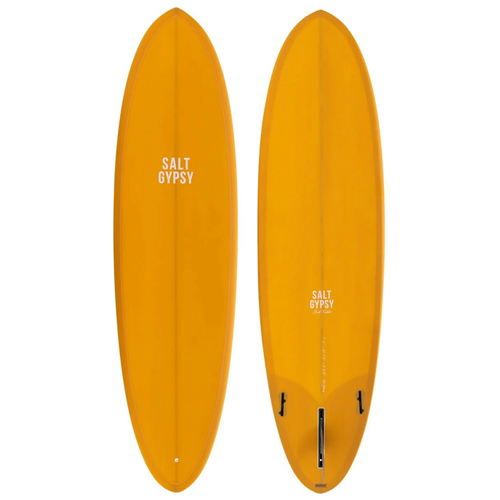 Salt Gypsy Mid Tide Surfboard Mustard Tint
