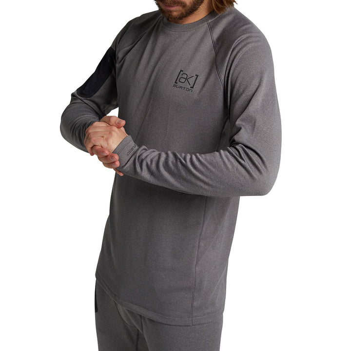 Burton AK Baker Power Wool Base Layer Top Castlerock