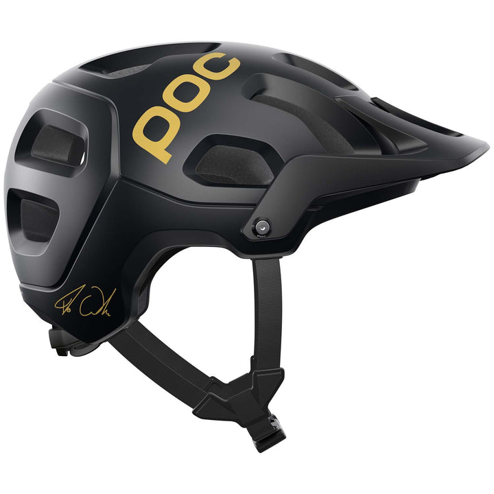 POC Tectal Fabio Edition Bike Helmet Uranium Black Matte/Gold