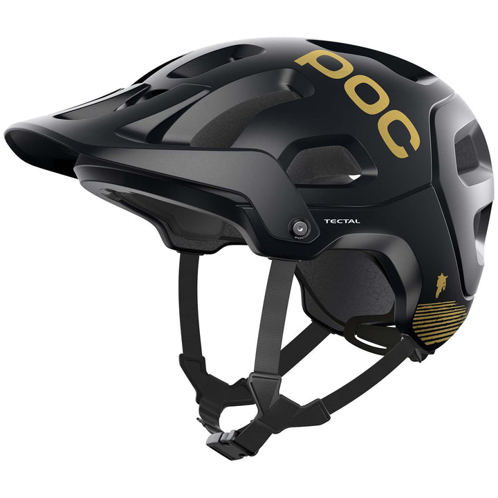 POC Tectal Fabio Edition Bike Helmet Uranium Black Matte/Gold