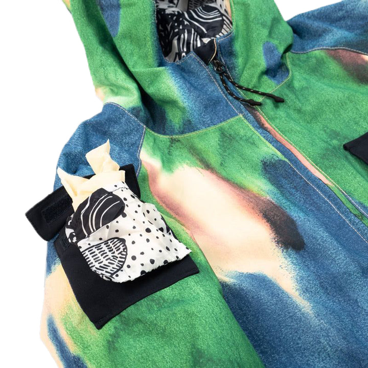 namuk Quest Snow Overall - Kids' Multicolor Print/True Navy