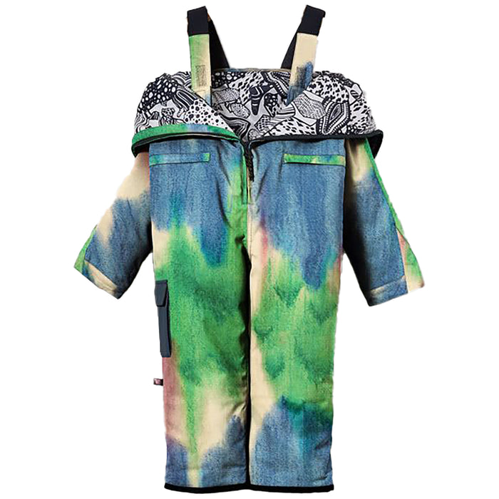 namuk Quest Snow Overall - Kids' Multicolor Print/True Navy