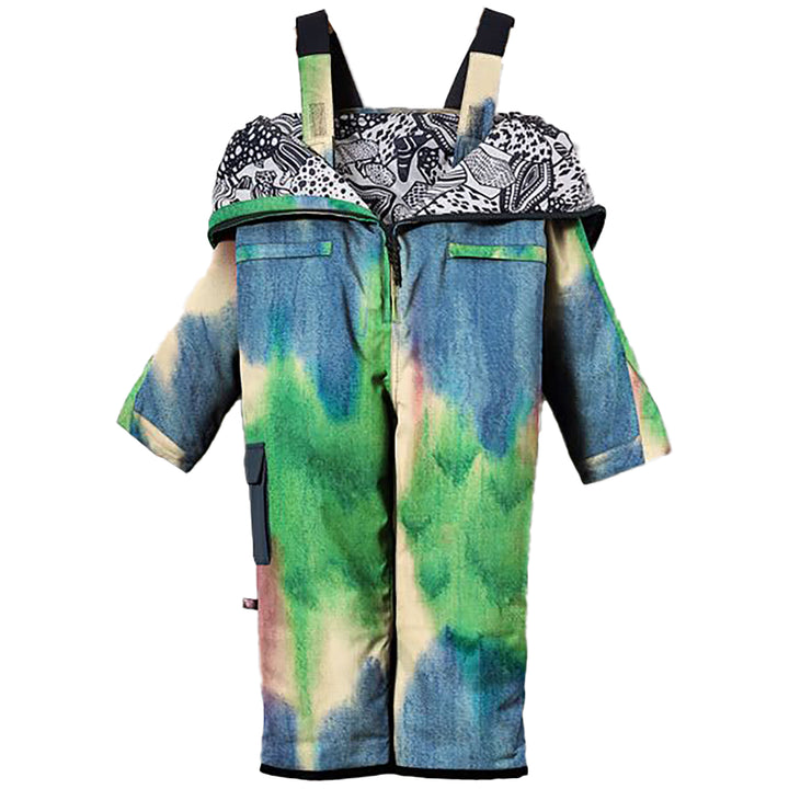 namuk Quest Snow Overall - Kids' Multicolor Print/True Navy
