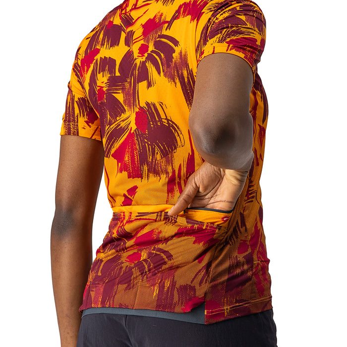 Castelli Unlimited Sentiero Jersey - Women's Golden Orange/Barbaresco Red