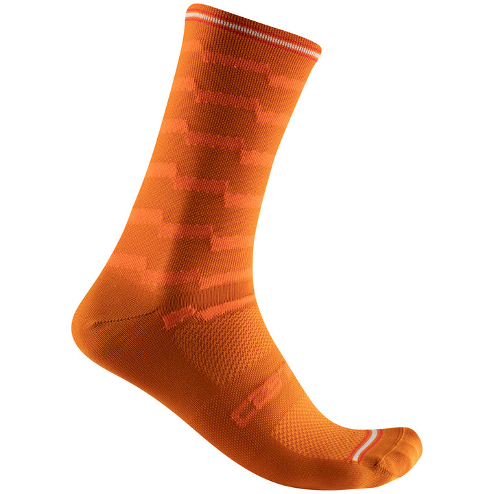 Castelli Unlimited 18 Bike Socks Orange Rust