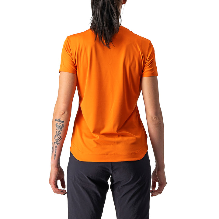 Castelli Tech 2 Tee - Women's Orange Rust