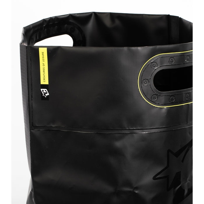 Creatures of Leisure Waterproof 44L Surf Bucket Black Citrus