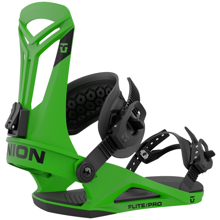 Union Flite Pro Snowboard Bindings 2023 Green