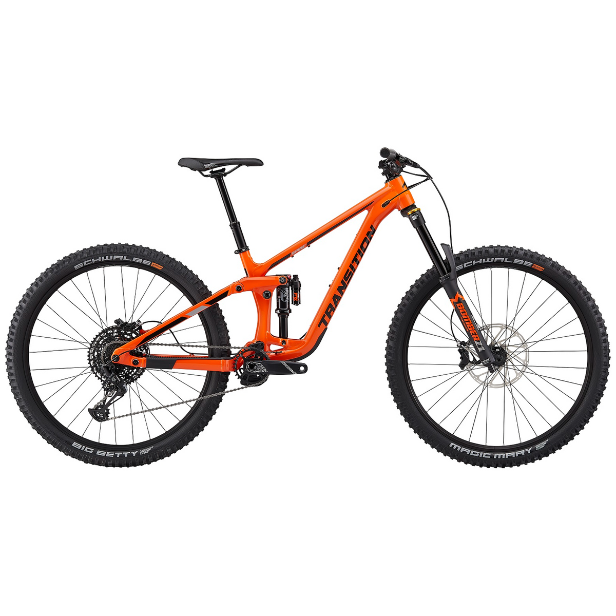 Transition Spire Alloy NX Complete Mountain Bike 2022 Factory Orange