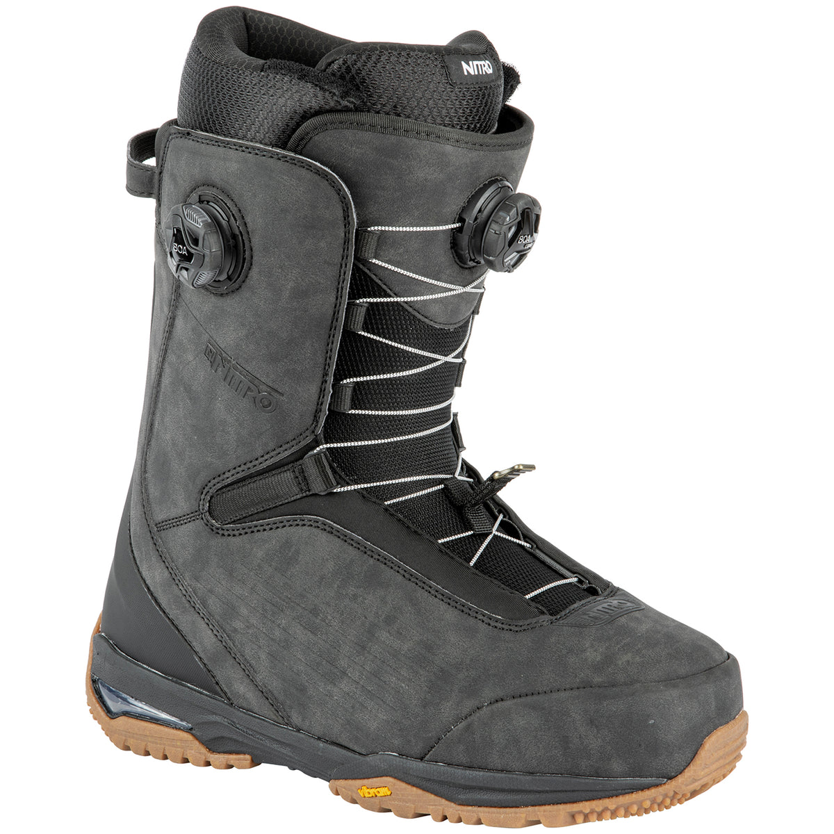 Nitro Chase Dual Boa Snowboard Boots 2024 Black