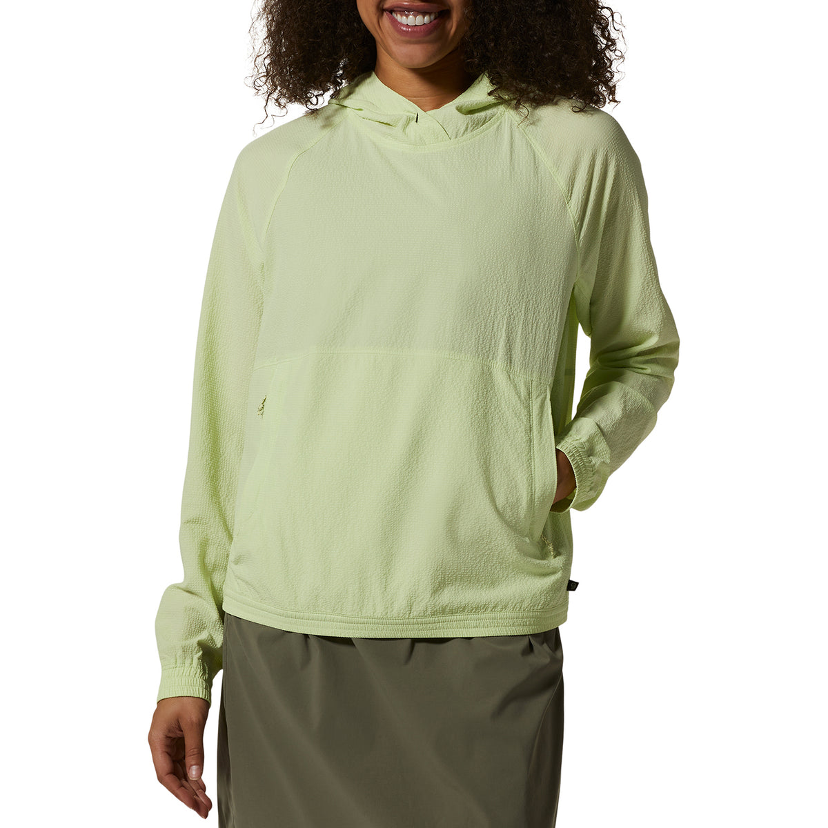 Mountain Hardwear Sunshadow Long Sleeve Hoodie - Women's Electrolyte