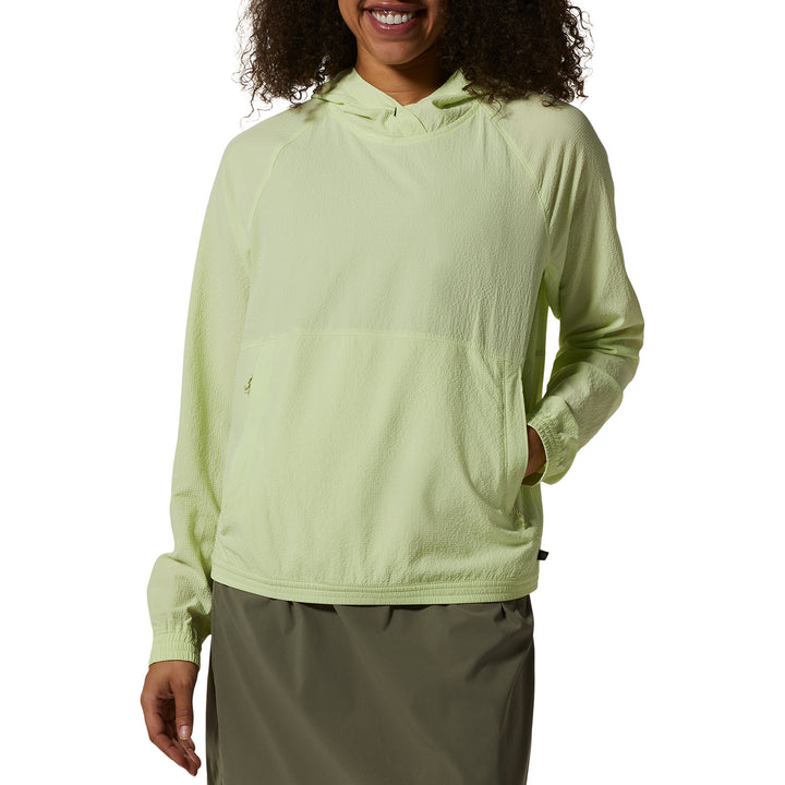 Mountain Hardwear Sunshadow Long Sleeve Hoodie - Women's Electrolyte