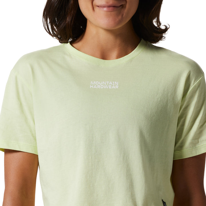 Mountain Hardwear Logo Crop Short Sleeve T-Shirt - Women's Electrolyte