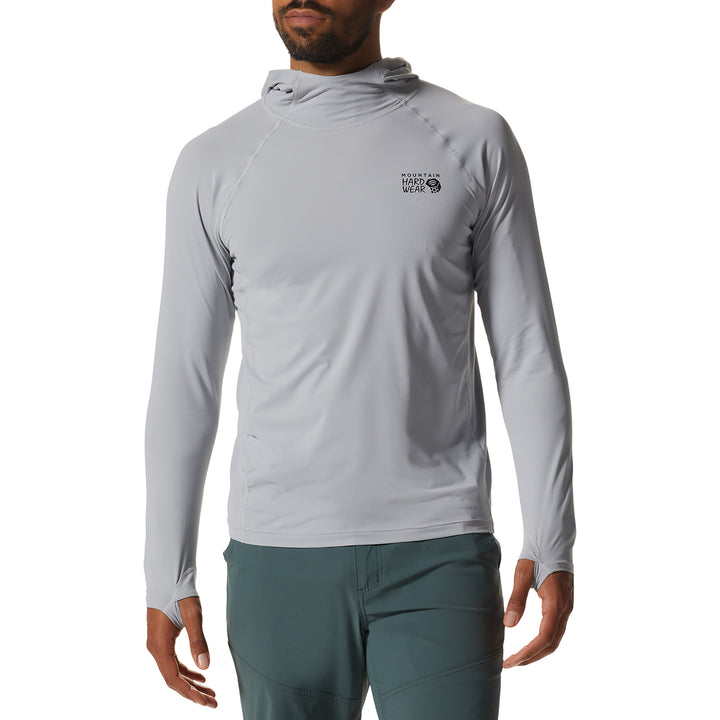 Mountain Hardwear Crater Lake™ Long-Sleeve Hoodie - Men's Glacial