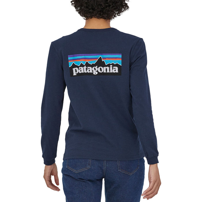 Patagonia Long-Sleeve P-6 Responsibili-Tee Shirt - Women's New Navy