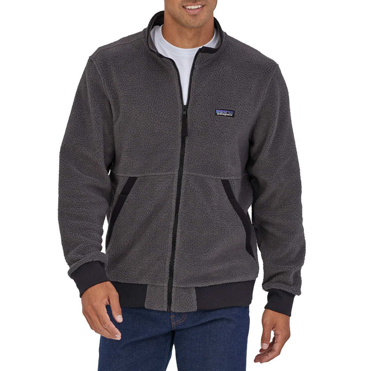 Patagonia Shearling Jacket - Men's Forge Grey