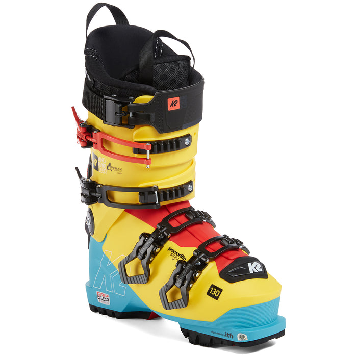 K2 Mindbender 130 LTD Alpine Touring Ski Boots 2020 Yellow/Blue